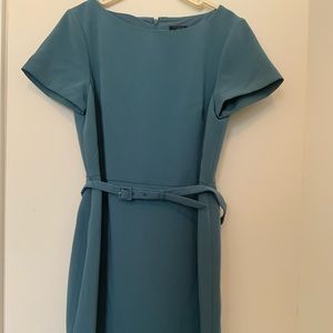 Ann Taylor Turquoise Short Sleeve Dress